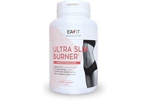 Dimagrante Forte Veloce Ultra Slim Burner, Brucia Grassi, Quadrupla Azione Dimagrante, Integratore per Dimagrire, Perdita di Peso, Pillole Dimagranti Veloci Efficaci, Drenante, 120 Capsule, EAFIT