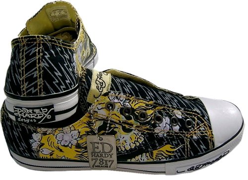 Preisvergleich Produktbild Ed Hardy Herren Schuhe Sneaker Slipper, 44