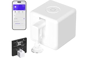 Zinueen ZigBee Fingerbot Plus Smart Switch Bot - Interruptor inteligente con control táctil, temporizador, requiere puerta de enlace MOES