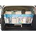 Produktbild W-top Auto Kofferraum Organizer, Multi-Tasche Reise Kofferraumtasche Rücksitz Organizer/Auto Aufbewahrungstasche/Rücksitztasche mit großen Netz-Taschen Der Platzsparer für Spielzeug Telefon iPhone Gadgets mehr Ordnung und Platz in Ihrem Kofferraum