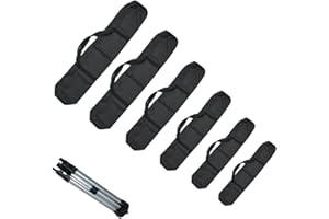 CARMOTTER Stativ-Tragetasche, 75–130 cm, Nylon-Stativ-Set, Lampenhaltertasche, Kamerastativ, Fototasche, Wie abgebildet, 80*20CM, Kompakt
