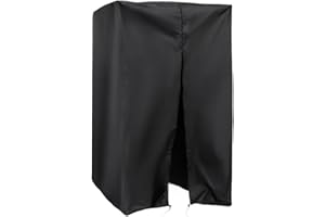 MoSundi Housse de protection pour station de barre de traction, housse de protection en tissu Oxford imperméable pour équipement de fitness avec cordon de serrage réglable (107 x 102 x 160 cm)