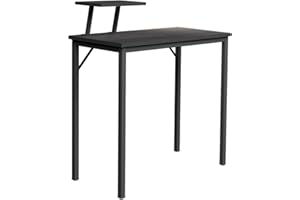 soges Scrivania 80 cm Computer di Legno Tavolo Ufficio Studio a Casa Tavolo per Scrivere Stazione di Lavoro Quercia