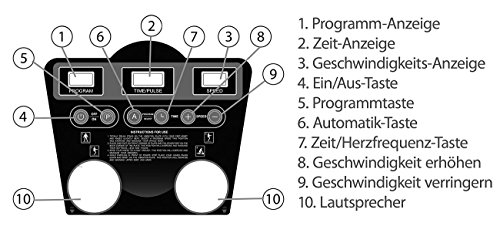 newgen medicals Vibrationsplatte WBV-650.HW mit Lautsprechern - 5