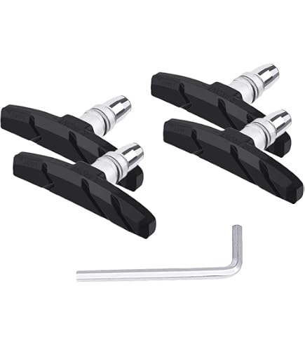 ELVEDES Patins Frein Vélo Classique X-Groove - Compatible Shimano - Pour VAE, E-Bike Et Cycles Adultes