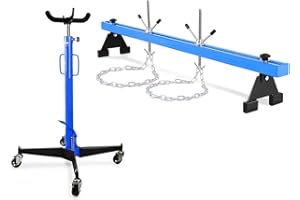 JOMAFA Gato de foso para motor y transmisiones 500 KG + Soporte de motor 500 KG CE