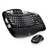 Produktbild Logitech - Keyboard/Mouse Combo, Wireless, 19"x7-5/8"x1", Black, Sold as 1 Each, LOG920002555