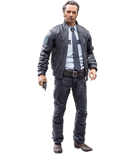 McFarlane The Walking Dead Morgan Jones, Dale Horvath, Bob Stookey, Rick Grimes and Eugene Porter TV Series 8 Action Figures Set of 5 by Walking Dead