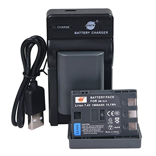 DSTE Li-ion Batterie 2-Pack et chargeur USB costume pour Canon NB-2L NB-2LH BP-2L5 BP-2LH reviews DSTE Li-ion Batterie 2-Pack et chargeur USB costume pour Canon NB-2L NB-2LH BP-2L5 BP-2LH