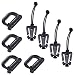 Produktbild HCFKJ 8pcs Outdoor Quickdraw Karabiner Gürtelschnalle elastische Seil Lagerung