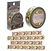 10 Metre Paper Self Adhesive Gift Tape - Christmas Santa Design