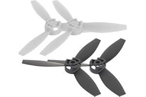 VGEBY RC Airplane Propeller 4pcs RC Propeller Accesorio Modificado Reemplazo de Accesorio para Bebop 2 Drone(en Blanco y Negro) Juguetes Modelo Accesorios para Aviones Modelo