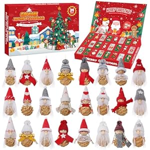 Hretvoi Calendario Adviento Gnomos Navideños,