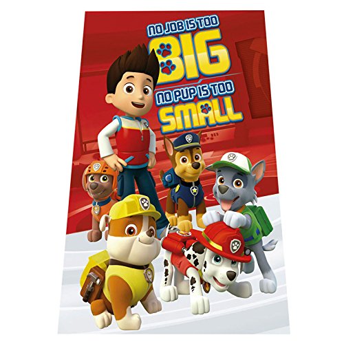 Kids Paw Patrol Fleecedecke, Polyester, 150 x 100 x 2 cm, Rot