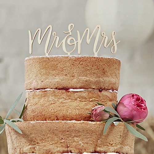 Cake Topper Mr & Mrs Holz