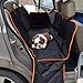 Produktbild Anself Autoschondecke Hängematte Auto Hundedecke Rundumschutz mit orange Rand und 2 Seitenklappen147x137cm