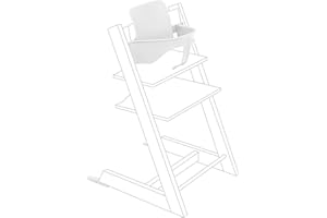 Tripp Trapp Baby Set from Stokke, White - Convert The Tripp Trapp Chair into High Chair - Removable Seat for 6-36 Months - Compatible with Tripp Trapp Models After May 2006