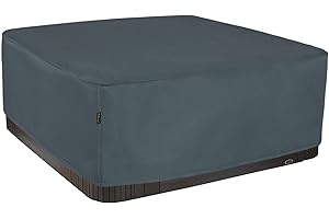 Hentex Housse imperméable pour spa d'extérieur Gris 200 x 200 x 85 cm