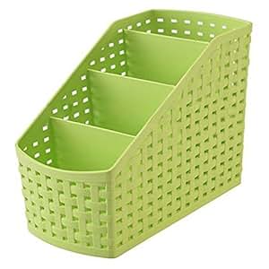 Aufbewahrungsbox aus Kunststoff, 4 Fächer, für Büromaterial oder als