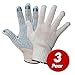 Produktbild Polyester Strickhandschuhe KORL mit PVC Noppen Arbeitshandschuhe Handschuhe Noppenhandschuhe VPE 3 Paar, Größe:11 (XXL)