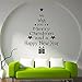 Price comparison product image Mosstars Christmas Wall Sticker,Santa Clearance Christmas Tree Letters Stick Decor Art Decal Mural Home Room Wall Stickers