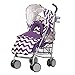 Obaby Metis Plus Stroller ZigZag Bundle (Purple)
