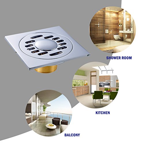 Auralum Bodenabfluss Kupfer Dusche Duschablauf Bodenablauf - 7