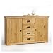 Produktbild IDIMEX Anrichte TOSCANA Sideboard Kommode Kieferkommode Massivholz Landhaus Stil mit 2 Türen + 4 Schubladen