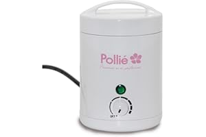 POLLIE Fusor de cera mini color blanco 125ml marca Pollié. Con termostato.