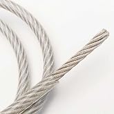 G&uuml;ney (G841) ŞEFFAF İZOLELİ &Ccedil;ELİK HALAT 4-6 MM 10 METRE