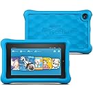 Fire Kids Edition-Tablet, 17,8 cm (7 Zoll) Display, WLAN, 16 GB, Blau Kindgerechte Schutzh&uuml;lle