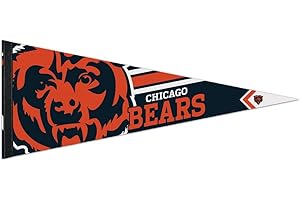 WINCRAFT NFL 14499115 Chicago Bears Fanion de qualité supérieure, 30,5 x 76,2 cm