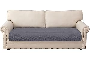 Taiyang Funda para sofá 100% Impermeable para Perros, Funda para Cama de Perro, Protector de Muebles de café para niños, Perro, Gato (Gris, 76-180 cm (1 Paquete)