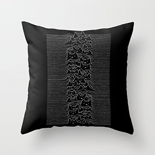18 x 18 Furr Division Cats Canvas Pillow Covers Cushion Covers for Sofa Pillowcase