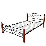 Lieferumfang: Bettgestell mit Lattenrost und Aufbauanleitung. Nicht enthalten: Matratze, Betthusse, Dekoration