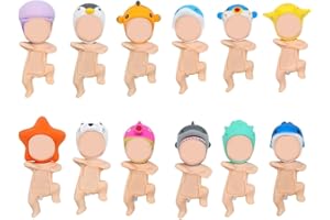 SUJEBKC Sanny Angel Character Surprise Collector's Box, bambola decorativa, adatta per telefoni cellulari, computer o automobili (1 modello casuale) (aspetto animale marino)