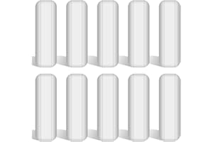 stonylab Barra di Agitazione, Ancorette Magnetiche Rivestite in PTFE da 25 mm Mixer Bianco per Agitatori, 10 Pacchetti