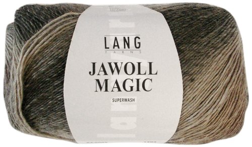 Lang Yarns Jawoll Magic 005 grau/schwarz