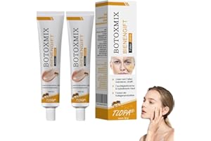 JILEON TLOPA Botoxmix Bienenvenom Faltenentfernungscreme, Professionelles Botoxmix Bienengift Faltencreme, TLOPA botoxmix Creme Sanfte Hautpflege, Natürliches Bienengiftcreme für alle Hauttypen (2 Stück) (2)