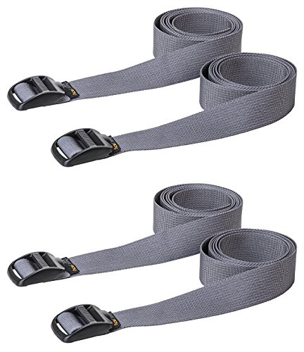 AceCamp Sangle Hoverkart I Sangle Velcro I Scratch Hoverkart I 25mm Polyvalente I Sangles Overkart I Kart Overboard - 2,5 x 120 cm, 4 pièces,