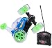Produktbild Top Race Fernbedienung Auto Cyclone Twister RC Stunt Auto mit LED-Leuchten und Musik - BLAU - 49Mhz