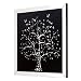 Produktbild Invicta Interior Exklusive Wandskulptur Bild Mirror Tree 80x80 cm Glaskristalle Wandbild Dekoration Accessoire schwarz Spiegelglas Glas
