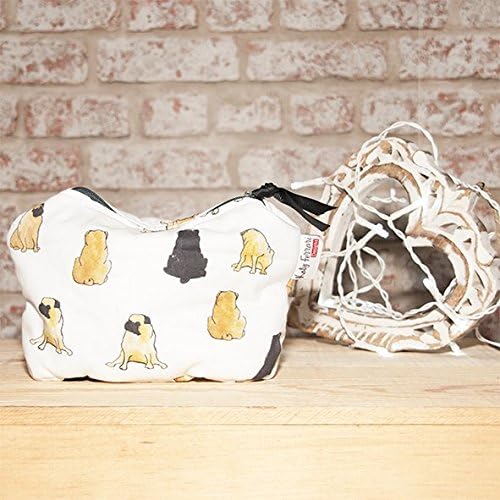 Pug cosmetic bag, make up bag, wash bag, pug lover gift. Mothers day gift idea, dog lover gift