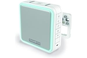 Honeywell - Home DW915S Serie 9 Timbre LED portátil, cableado o inalámbrico (blanco), con 11 melodías
