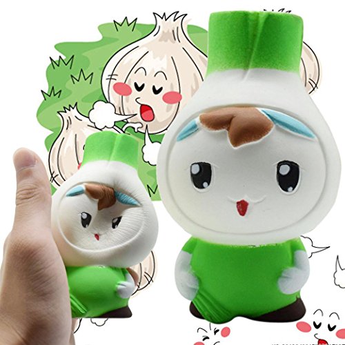 Decompression Squishy Toy, FEITONG Squishy Cute Garlic Scented Cream Slow Rising Squeeze Decompression Toys (Cute Garlic)
