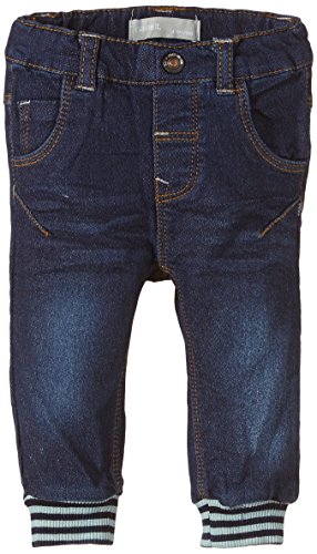 Name It Baby-Boys 13104724 Leon Nb Cu Sweat Dnm Rw 514 Jeans, Dark Blue Denim, 0-3 Months (Manufacturer Size: 56)