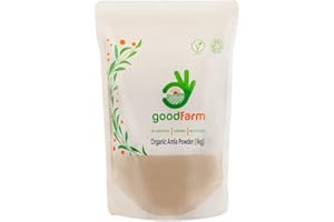 ‎GOODFARM GoodFarm Bio Amla Pulver 1Kg - Premium Qualität, Bio zertifiziert | Superfood | Natürliche Immunität | Vegan | Ayurveda