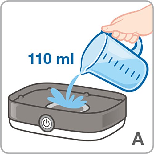 NUK – Vario Express Dampf-Sterilisator für bis zu 6 Flaschen, Sauger und Zubehör - 4