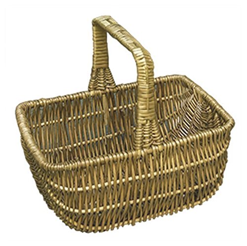 Red Hamper Southport Shopping Basket, Wicker, Brown, 29 x 41 x 21 cm