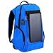 Produktbild REFURBISHHOUSE Outdoor Multifunktions Solarpanel Kraft atmungsaktive Casual Rucksack Laptoptasche mit Griff, Externer USB-Ladeanschluss blau